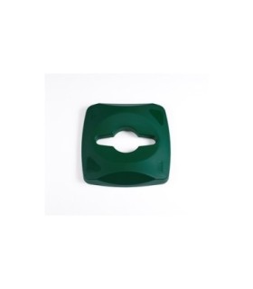 Rubbermaid FG1788375 Final Sale: Untouch Square-Lid 23G w/Slot/Hole-Green, Price Per EA - FG1788375 -  - [unit price]