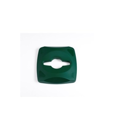Rubbermaid FG1788375 Final Sale: Untouch Square-Lid 23G w/Slot/Hole-Green, Price Per EA - FG1788375 -  - [unit price]