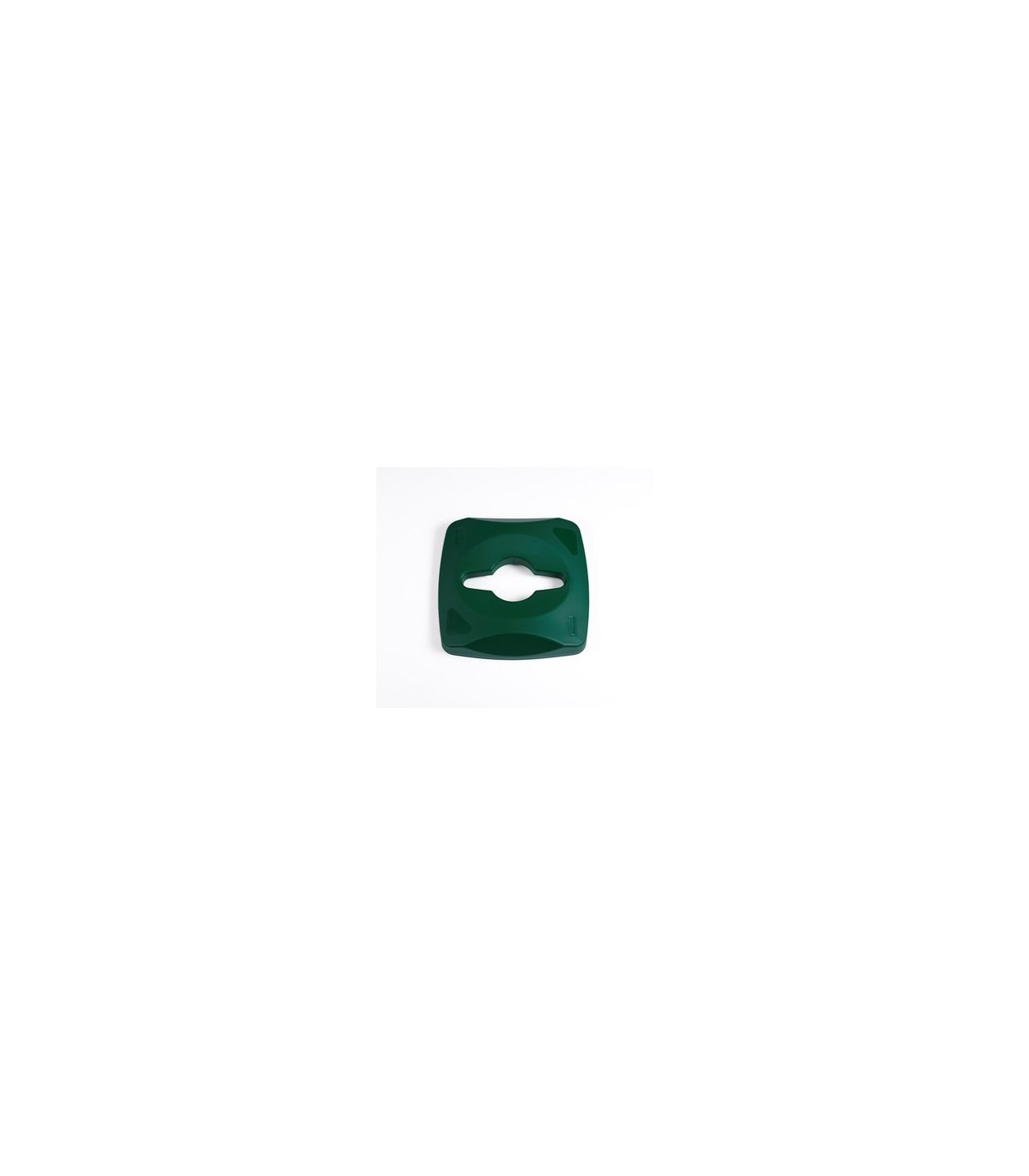 Rubbermaid FG1788375 Final Sale: Untouch Square-Lid 23G w/Slot/Hole-Green, Price Per EA - FG1788375 -  - [unit price]