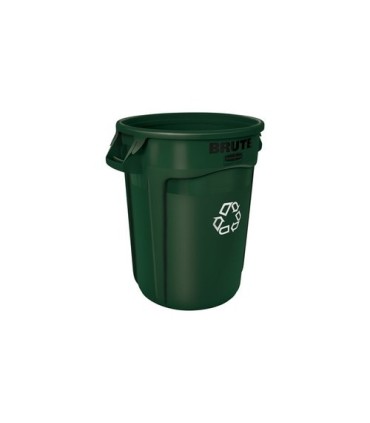 Rubbermaid FG1788472 SOP: Brute Container Vented 32G Recycling - Green [2632], Price Per EA - FG1788472 -  - [unit price]