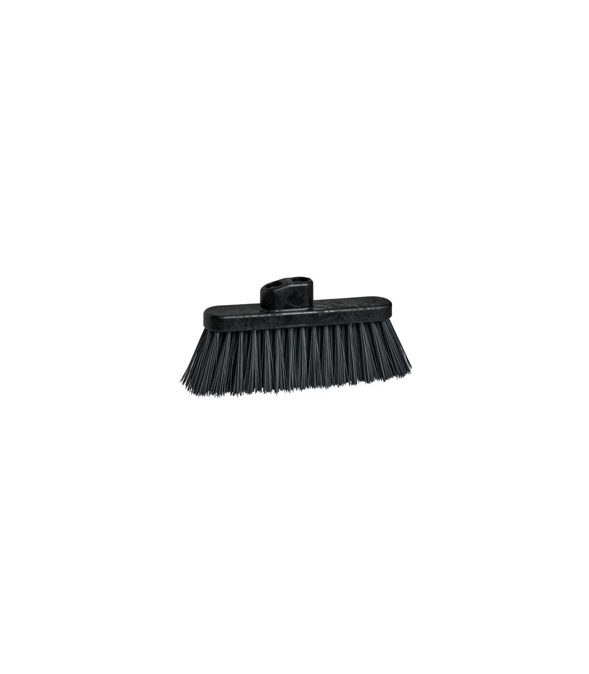 M2 Professional BA8306BK Angle Broom - 9" Large w/Stiff Black Fibers - BA8306BK -  - [unit price]