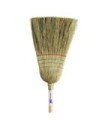 M2 Professional BC110 Corn Broom - HD Stiff 1 String 3 Wire Band w/Cane