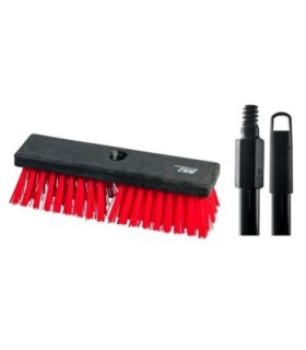 M2 Professional BD1110M54 Brush - 10"Scrub Stiff Plastic Block w54" Metal Handle - BD1110M54 -  - [unit price]