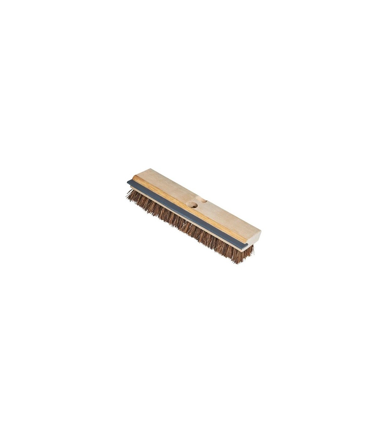 M2 Professional BD226BA Utility Deck Scrub Brush w/Squeegee Bassine Fibre - BD226BA -  - [unit price]