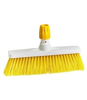 M2 Professional FPUB13CYE Upright Broom Short Fibers Blue-Brtl 2.95 - Yellow - FPUB13CYE -  - [unit price]