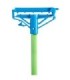 M2 Professional HW7000FGN Stepngo Mop w/Fiberglass 60" Handle - Green - HW7000FGN -  - [unit price]