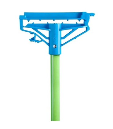 M2 Professional HW7000FGN Stepngo Mop w/Fiberglass 60" Handle - Green - HW7000FGN -  - [unit price]