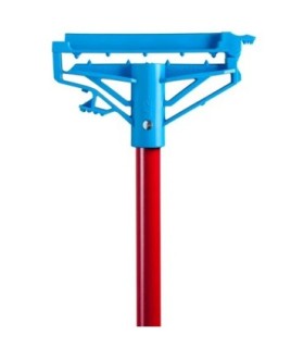 M2 Professional HW7000FRD Stepngo Mop w/Fiberglass 60" Handle - Red - HW7000FRD -  - [unit price]