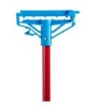 M2 Professional HW7000FRD Stepngo Mop w/Fiberglass 60" Handle - Red