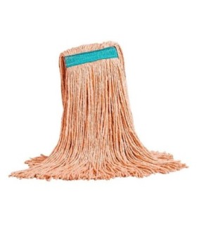 M2 Professional MWSWC24OR Swipe Cut-End Mop 24oz - NB - Orange Bagged - MWSWC24OR -  - [unit price]