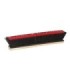 M2 Professional PBRB36 Push Broom - Black/Red Med/Coarse Synthetic - Wood 36" - PBRB36 -  - [unit price]