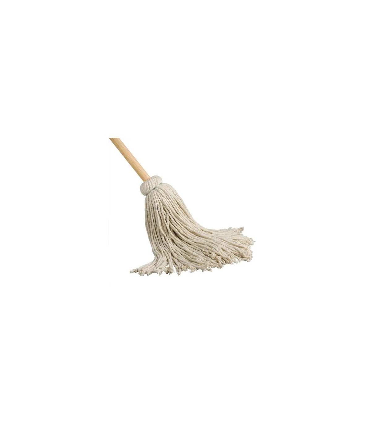 M2 Professional YM10 Cotton Yacht Mops 10oz w/48" Wooden Handle - YM10 -  - [unit price]