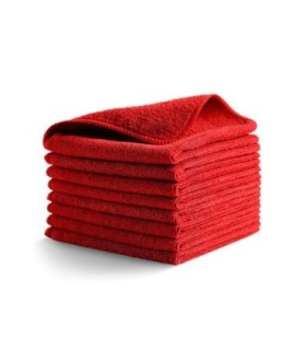 Rubbermaid FG1820577 Microfiber - HYGEN R-40 Cloth 12x12" - Red [24/pk], Price Per PK - FG1820577 -  - [unit price]