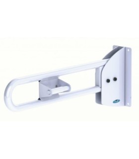 FROST 1055-FTW Grab Bar Flip Up/Safety Rail 11x30" w/T Holder - White - 1055-FTW -  - [unit price]