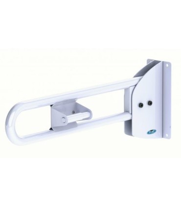 FROST 1055-FTW Grab Bar Flip Up/Safety Rail 11x30" w/T Holder - White - 1055-FTW -  - [unit price]