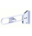 FROST 1055-FTW Grab Bar Flip Up/Safety Rail 11x30" w/T Holder - White