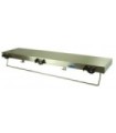FROST 1115 Shelf - Utility 5x36" w/Broom/Mop Holder - SST