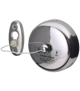 FROST 1128 Clothes Line - Retractable to 9' - Chrome - 1128 -  - [unit price]