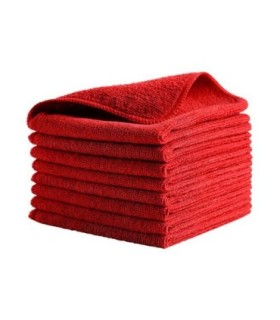 Rubbermaid FG1820581 Microfiber - HYGEN R-40 Cloth 16x16" - Red [24/pk], Price Per PK - FG1820581 -  - [unit price]