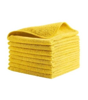 Rubbermaid FG1820584 Microfiber - HYGEN R-40 Cloth 16x16" - Yellow [24/pk], Price Per PK - FG1820584 -  - [unit price]