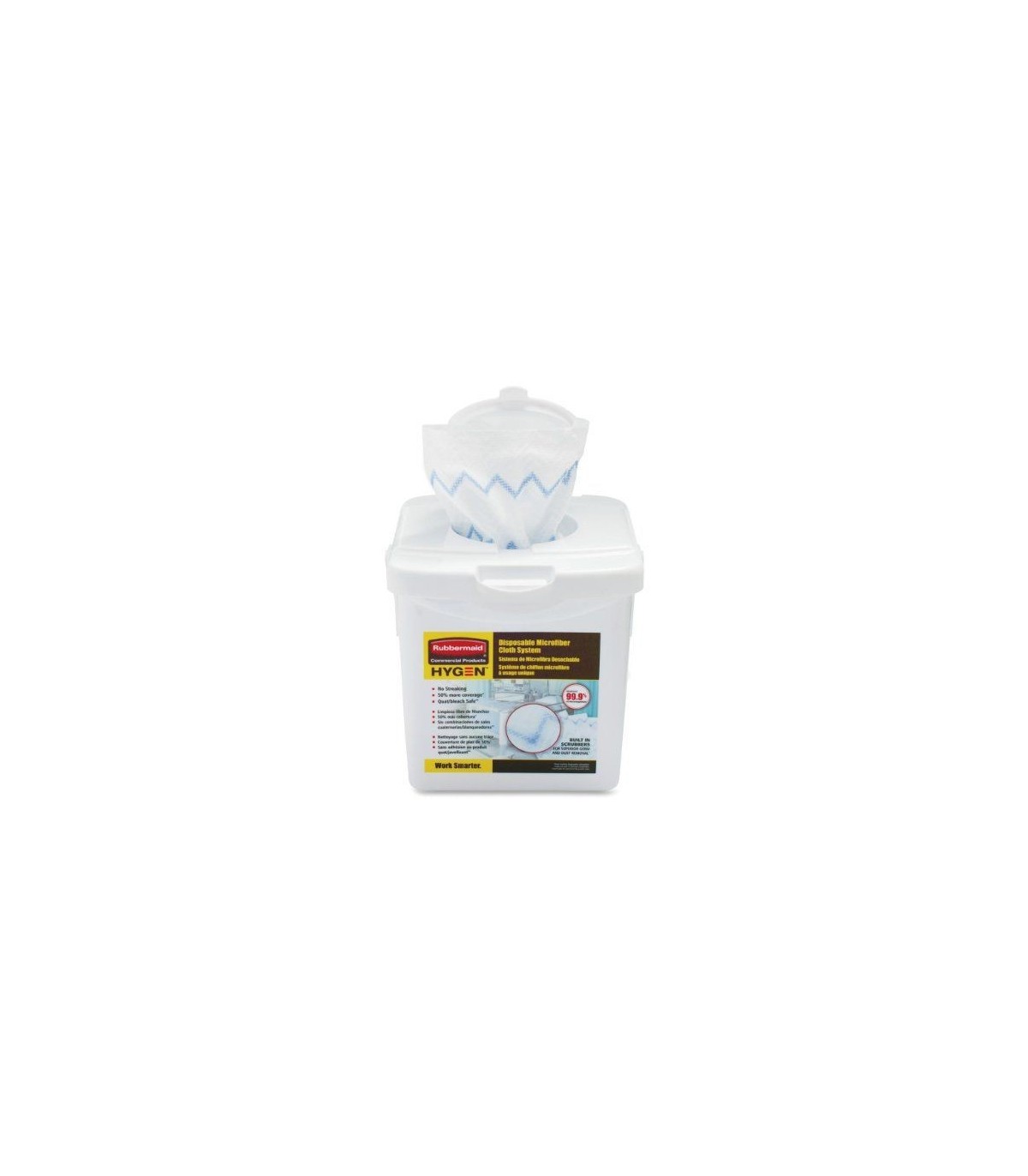 Rubbermaid FG1822350 Final Sale: Disposable Microfiber Kit (1pail/240 cloth), Price Per CS - FG1822350 -  - [unit price]