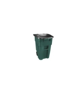Rubbermaid FG1829411 SOP: Brute Rollout Container - 50G - Green[9W27], Price Per EA - FG1829411 -  - [unit price]