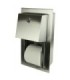 FROST 165-R Toilet Tissue Dispenser - Recessed Double Roll - SST - 165-R -  - [unit price]
