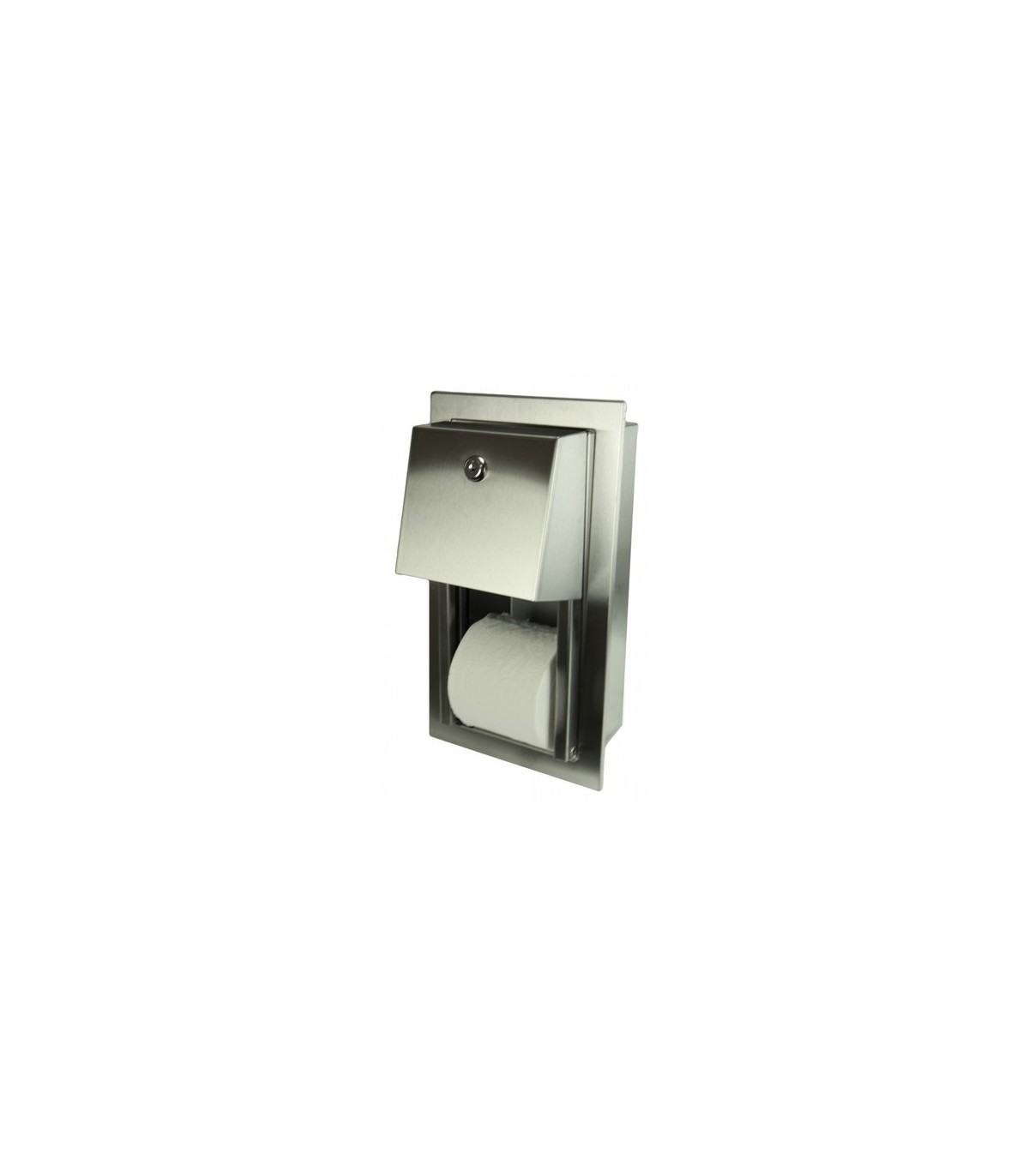 FROST 165-R Toilet Tissue Dispenser - Recessed Double Roll - SST - 165-R -  - [unit price]