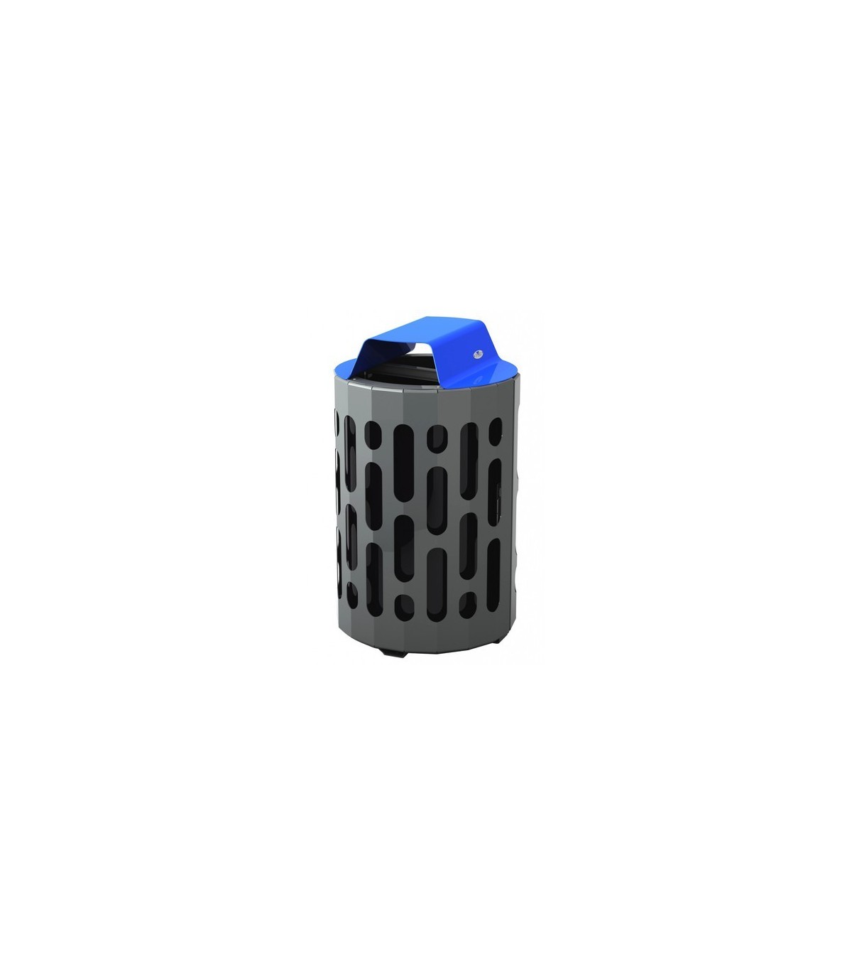 FROST 2020-BLUE SALE: Waste Receptacle - Outdoor Stingray 42G - Grey/Blue - 2020-BLUE -  - [unit price]