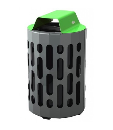 FROST 2020-GREEN SALE: Waste Receptacle - Outdoor Stingray 42G - Grey/Green - 2020-GREEN -  - [unit price]