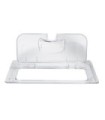 Rubbermaid FG1842435 Final Sale: Flip Lid Notched 1/3 Size Cold Pan - Clear, Price Per EA