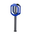 FROST 2070-BLUE Bike Rack - 2 Bike Stop - Grey/Blue