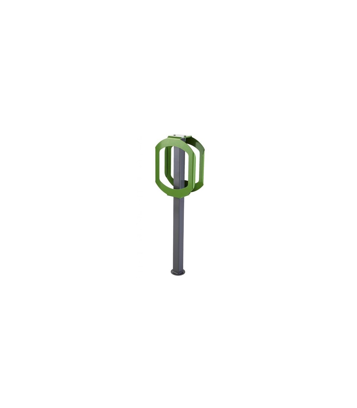 FROST 2070-GREEN Bike Rack - 2 Bike Stop - Grey/Green - 2070-GREEN -  - [unit price]