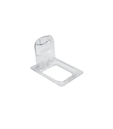 Rubbermaid FG1842436 Final Sale: Flip Lid Solid 1/6 Size Cold Pan - Clear, Price Per EA - FG1842436 -  - [unit price]