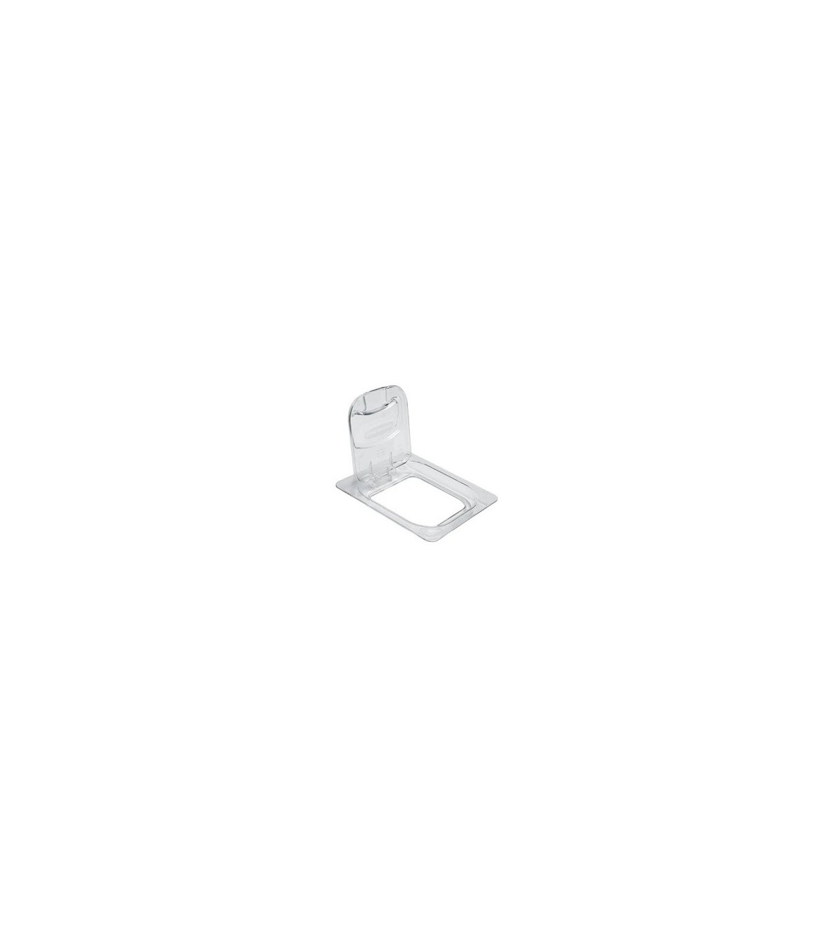 Rubbermaid FG1842436 Final Sale: Flip Lid Solid 1/6 Size Cold Pan - Clear, Price Per EA - FG1842436 -  - [unit price]