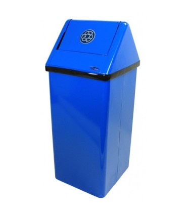 FROST 301R-NL Waste Receptacle 21G - Recycling 14x14x35" - Blue - 301R-NL -  - [unit price]