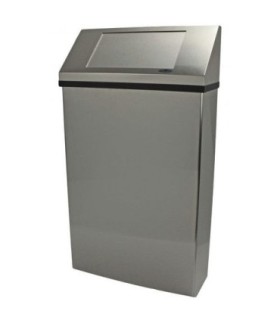 FROST 304-NLS Waste Receptacle 17G - Wall - Jumbo 21x8x38" - SST - 304-NLS -  - [unit price]