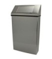 FROST 304-NLS Waste Receptacle 17G - Wall - Jumbo 21x8x38" - SST