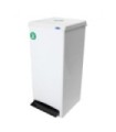 FROST 305 Waste Receptacle 25G - Step On w/Plastic Liner - White
