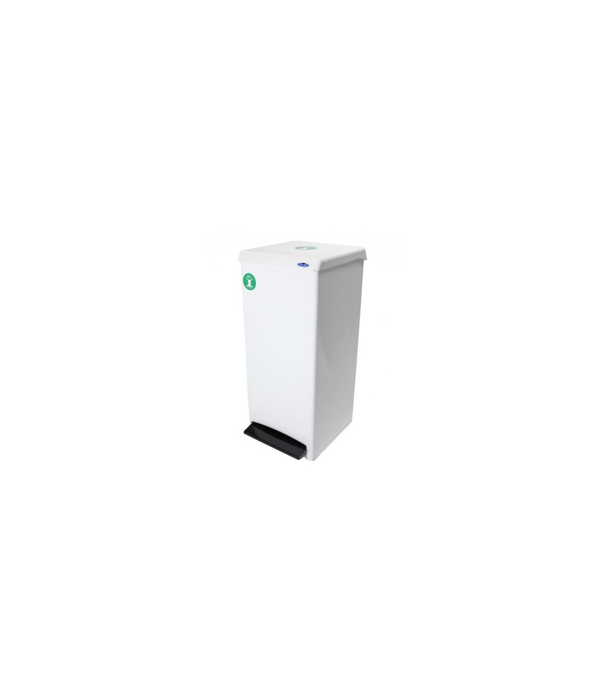 FROST 305 Waste Receptacle 25G - Step On w/Plastic Liner - White - 305 -  - [unit price]