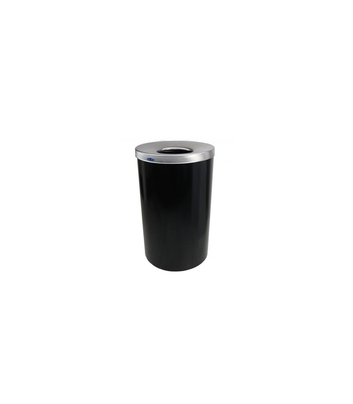 FROST 310-B Waste Container 33G - Round Lobby 18x30" - Black/SST - 310-B -  - [unit price]