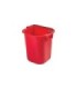 Rubbermaid FG1857375 SOP: Sanitizing Pails 5qt - Red, Price Per EA - FG1857375 -  - [unit price]
