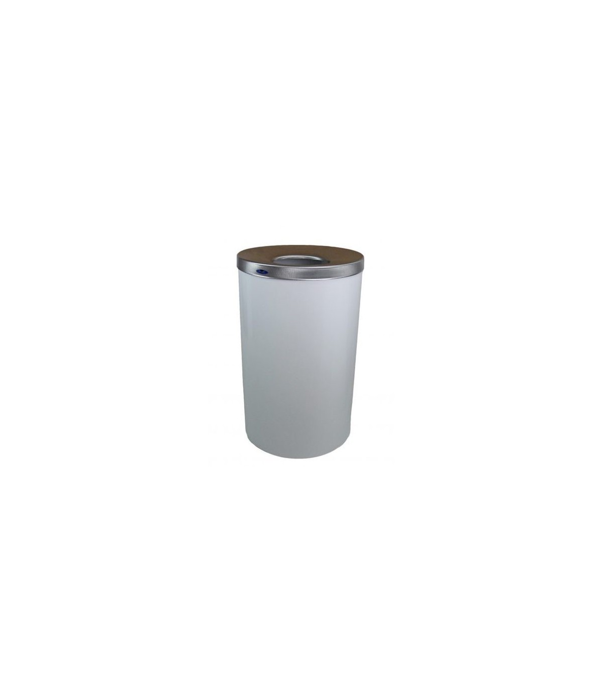 FROST 310-W Waste Container 33G - Round Lobby 18x30" - White/SST - 310-W -  - [unit price]