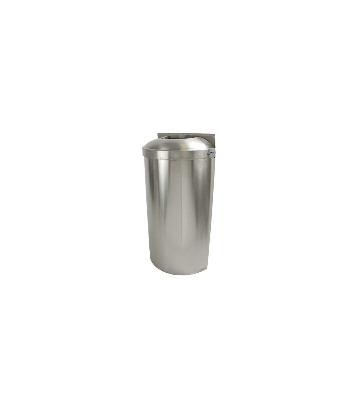 FROST 312-S Waste Container 16G - Wall Half Round 18x32" - SST - 312-S -  - [unit price]