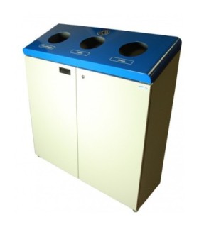FROST 316 Waste Container - Station 3 Stream - Gray/Blue - 316 -  - [unit price]