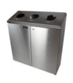 FROST 316S Waste Container - Recycle Station 3 Stream 17G(x3)-SST