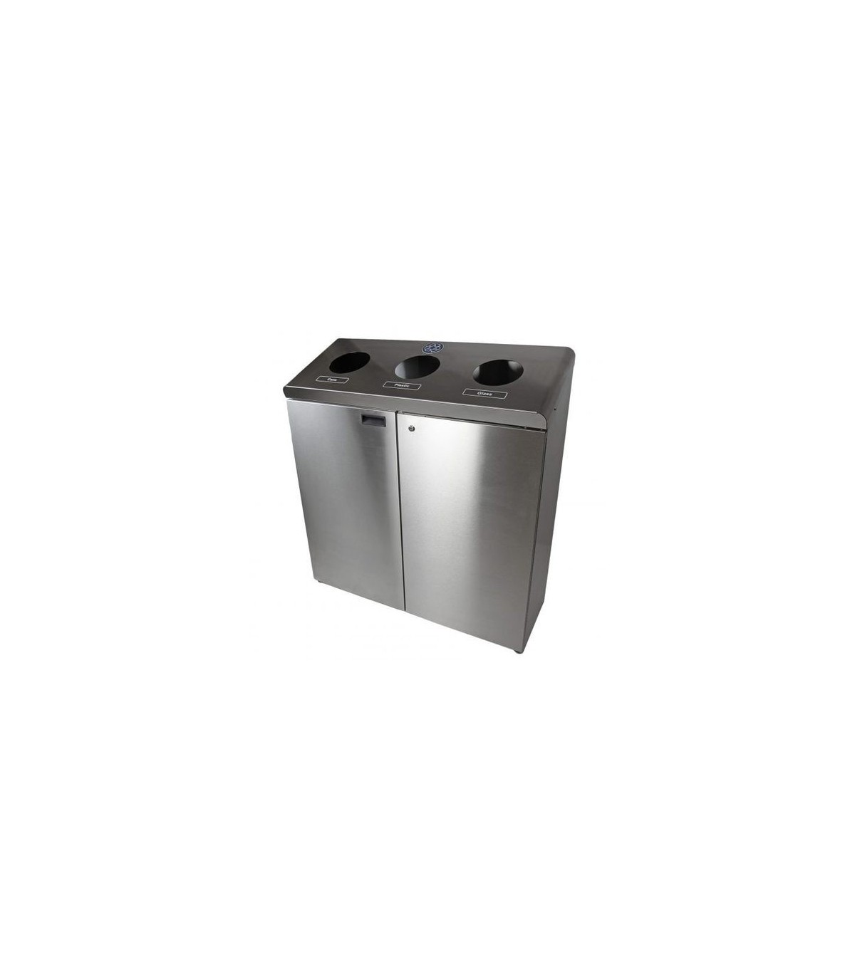 FROST 316S Waste Container - Recycle Station 3 Stream 17G(x3)-SST - 316S -  - [unit price]