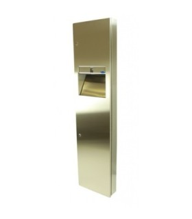 FROST 400-14-A Towel/Waste Combo 10G -Recessed 4"/Universal Towel-SST - 400-14-A -  - [unit price]