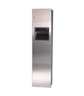 FROST 400-50A Towel/Waste Combo 10G - Recessed/Control Roll- SST - 400-50A -  - [unit price]