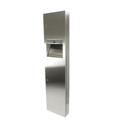 FROST 400-A Towel/Waste Combo 8.5G - Recessed - SST - 400-A -  - [unit price]